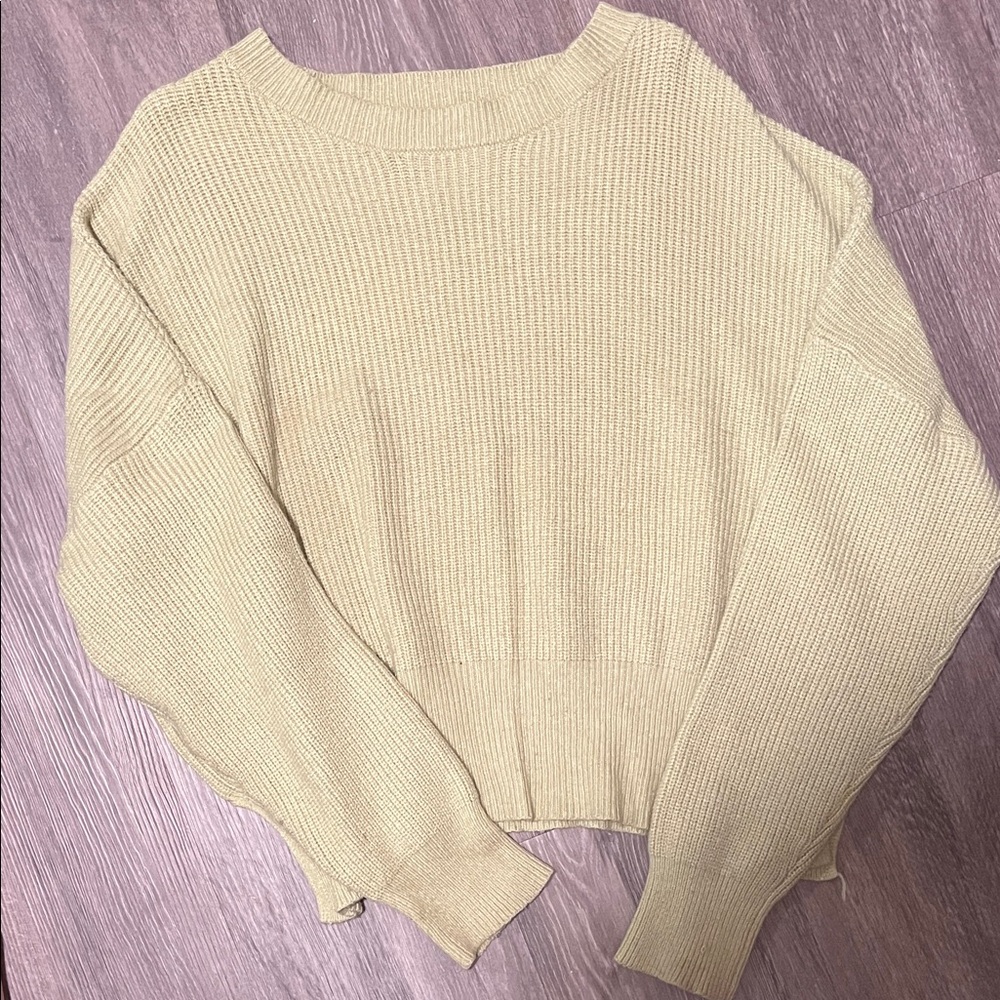 Sincerely Jules light green cropped sweater